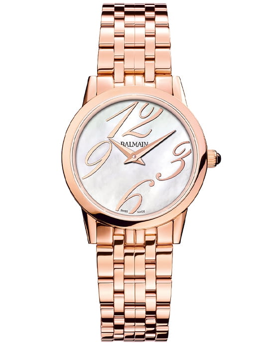 Balmain Balmain Eria Bijou B8559.33.84  B8559.33.84 кварцевые женские часы серебристый циферблат, браслет нержавеющая сталь с pvd-покрытием — вид спереди